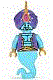 LEGO col096 – Genie, Serie 6 (Minifigur Nur ohne Stand und Zubehör) – kein farbe