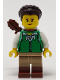 LEGO idea083 – Archer - Female, Green Tunic, Quiver – No color