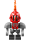 LEGO nex105 – Macy Bot - Dunkelblaue graue Schultern, roter Helm – kein farbe