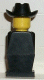 LEGO old040 – LEGOLAND - Black Torso, Black Legs, Black Cowboy Hat – kleur (n.v.t.)