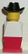 LEGO old044 – LEGOLAND - White Torso, Red Legs, Zwarte cowboyhoed – kleur (n.v.t.)