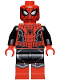 LEGO sh0782 – Spider-Man - Black and Red Suit, Small Black Spin, Silver Trim (Upgraded Suit) – kleur (n.v.t.)