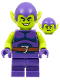 LEGO sh0803 – Groene Goblin - Lime Skin, Dark Purple Outfit, Medium Benen, donkerblauwe maag – kleur (n.v.t.)