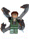 LEGO spd015 – Dr. Octopus (Otto Octavius) /Doc Ock, Sand Green Jacket, Sand Green Legs, Dünne Zahnseile - mit Waffen – kein farbe